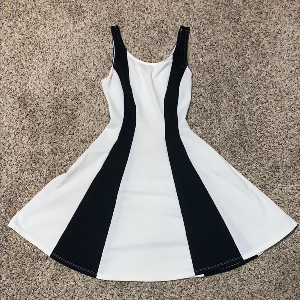 Black and White Dress